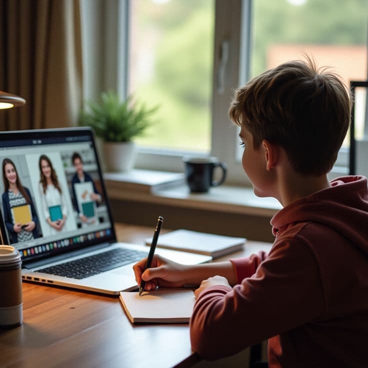 شخص يتعلم في مكان العمل